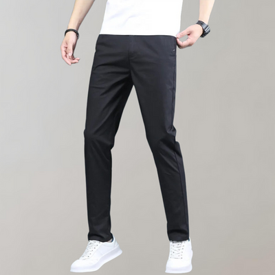 Villum - Stretch taille chino broek