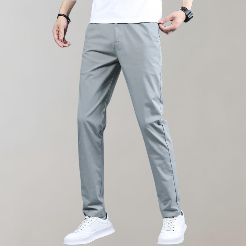 Villum - Stretch taille chino broek