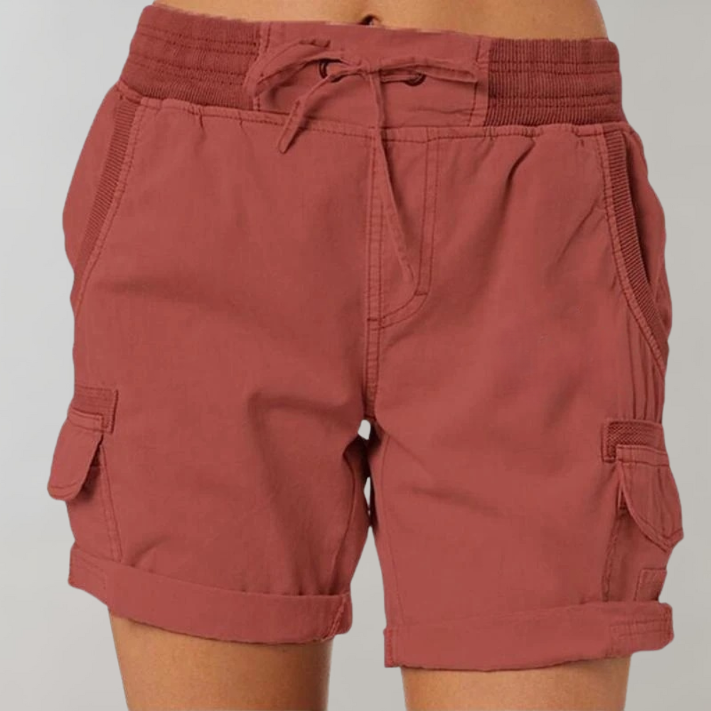 Dorthea - Damesshort met hoge taille