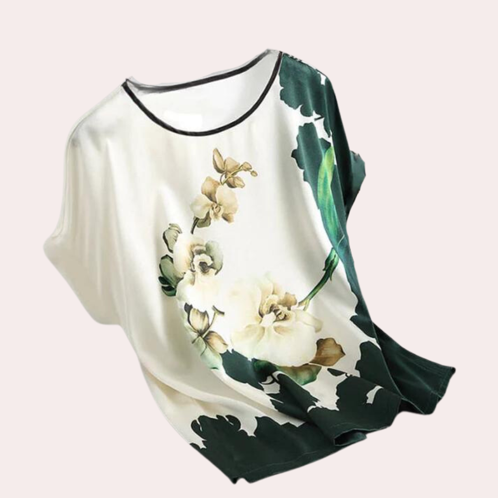 Gebloemde damesblouse