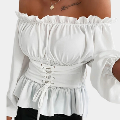 Elegante off shoulder blouse voor dames