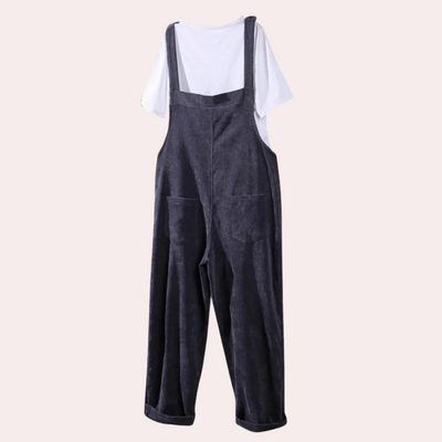 Casual corduroy jumpsuit voor dames