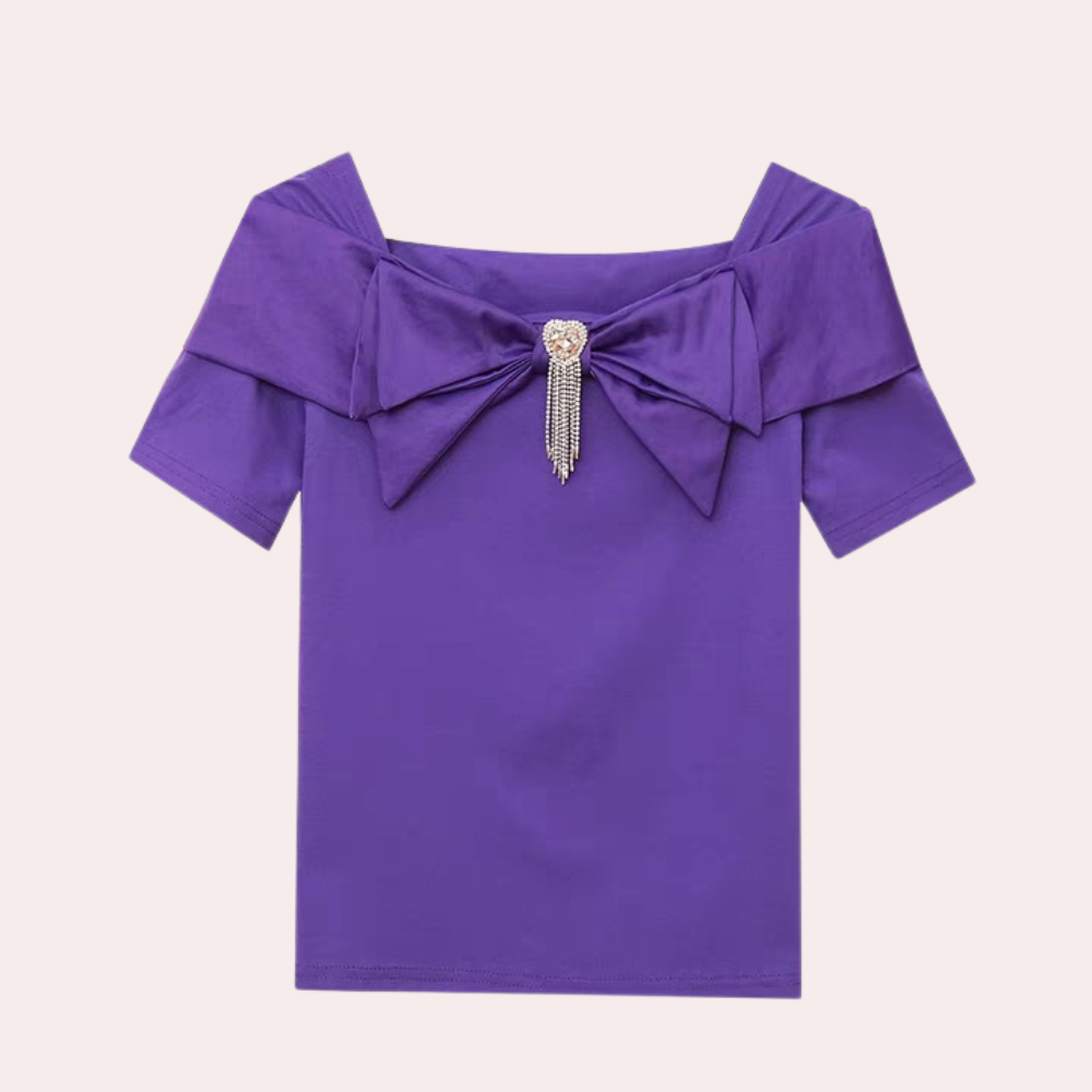 Belinda - Charmante Strik Blouse voor Dames