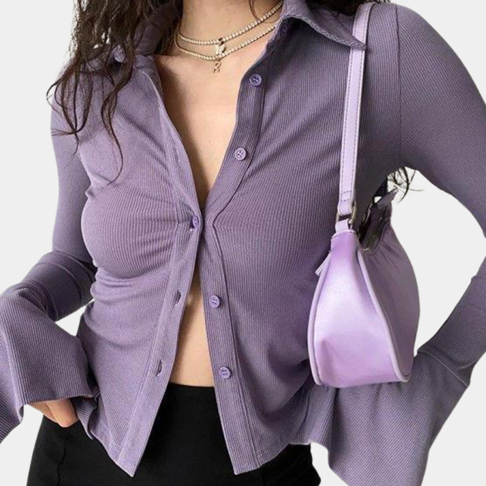 Tilde - Elegante Lange Mouw Blouse voor Dames