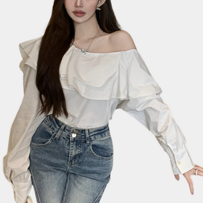 Alena - Elegante Off-Shoulder Blouse voor Dames