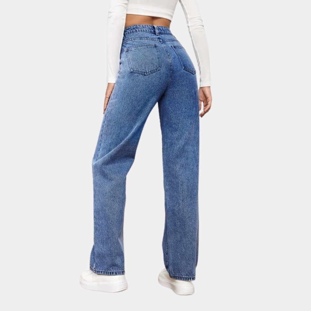 Casual baggy jeans voor dames