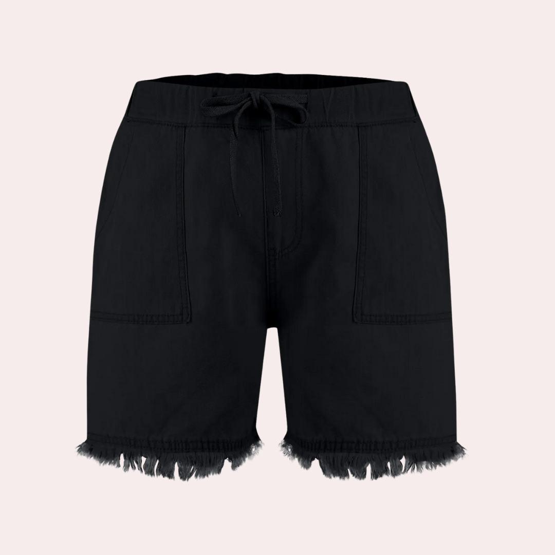 Delfine - Moeiteloze stijl damesshort met steekzakken