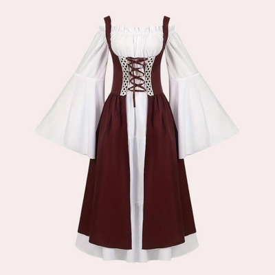 Dimitra - Vintage Geïnspireerde Oktoberfest Maxi Jurk