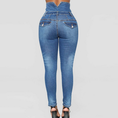 Nola - Elegante Hoog Taille Skinny Broek voor Dames