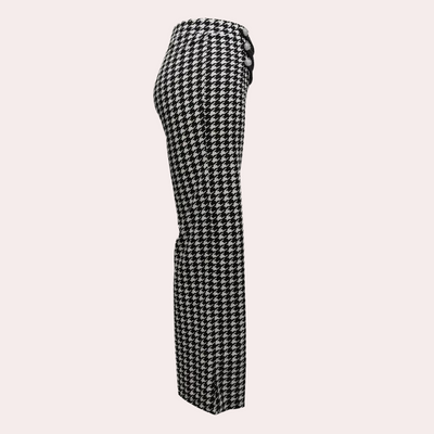 Zahara - Tijdloze Houndstooth broek voor dames