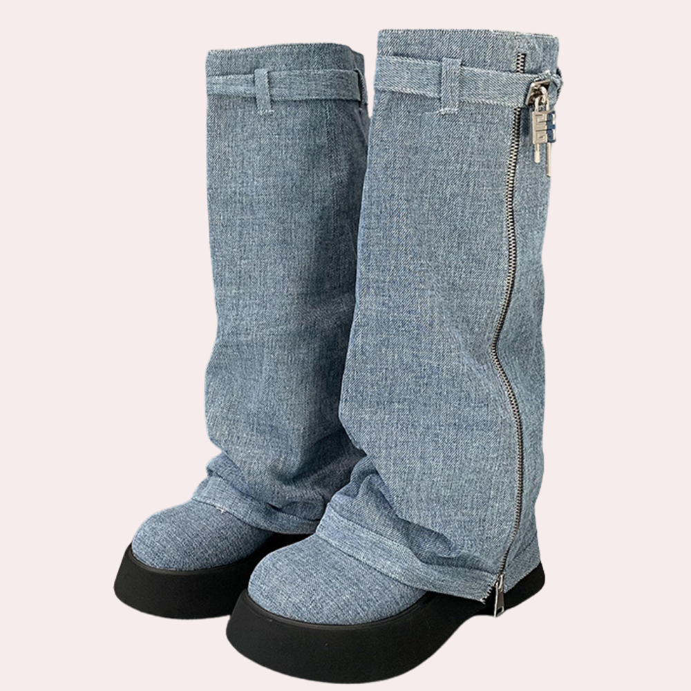 DULCE - Trendy Denim Laarzen voor Dames