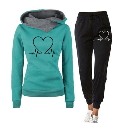 HEARTBEAT - Jogging set met broek voor dames