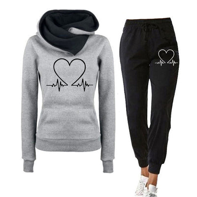 HEARTBEAT - Jogging set met broek voor dames