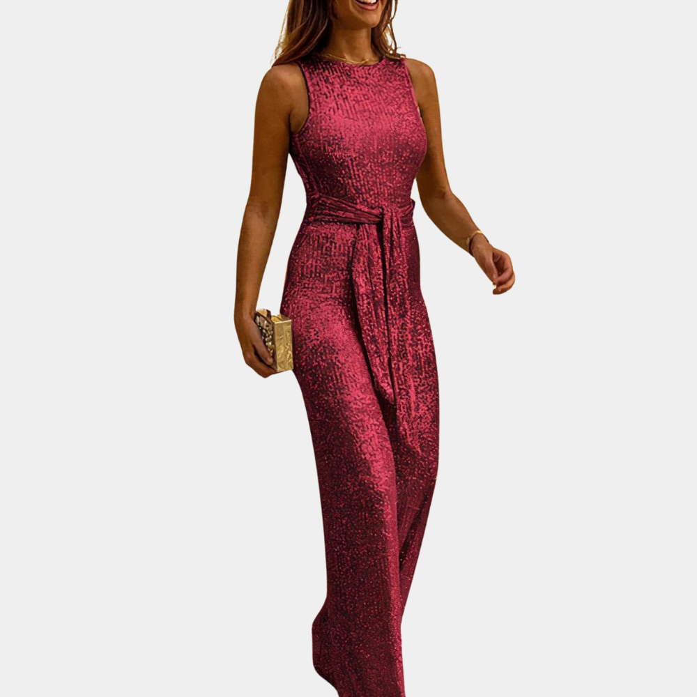 Monica - Glitter jumpsuit voor dames