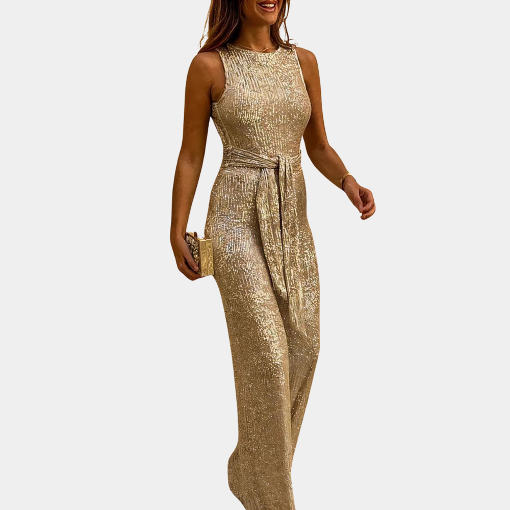 Monica - Glitter jumpsuit voor dames