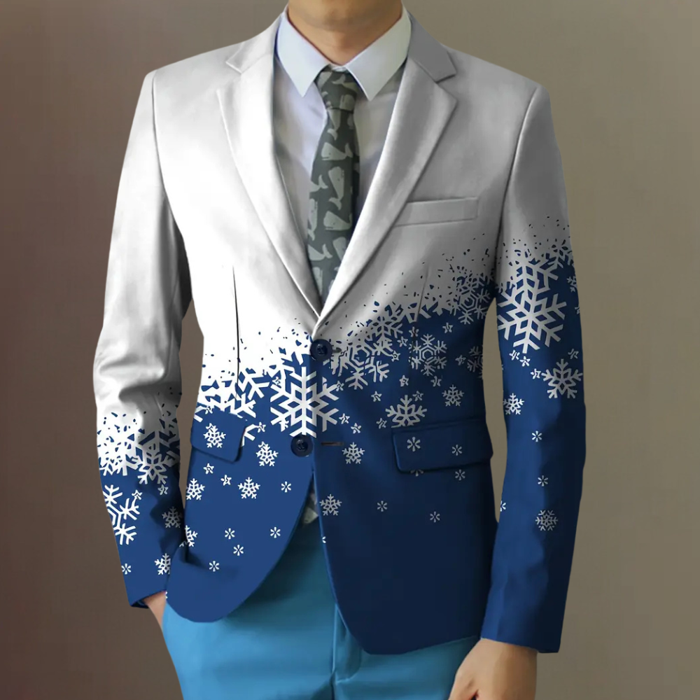 BENITO - Trendy Kerstblazer voor Heren