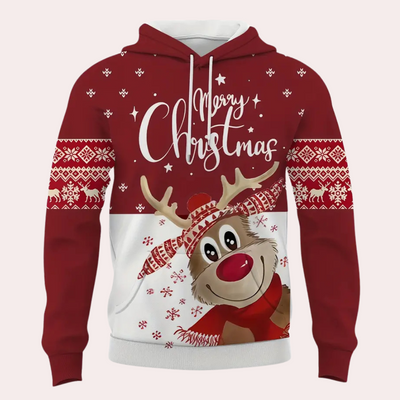 ADRIANNE - Casual Kerst Hoodies voor Heren