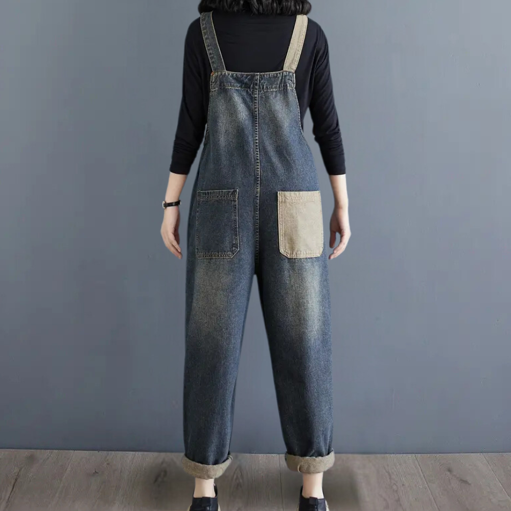 AGATA - Elegante Denim Jumpsuit voor Dames