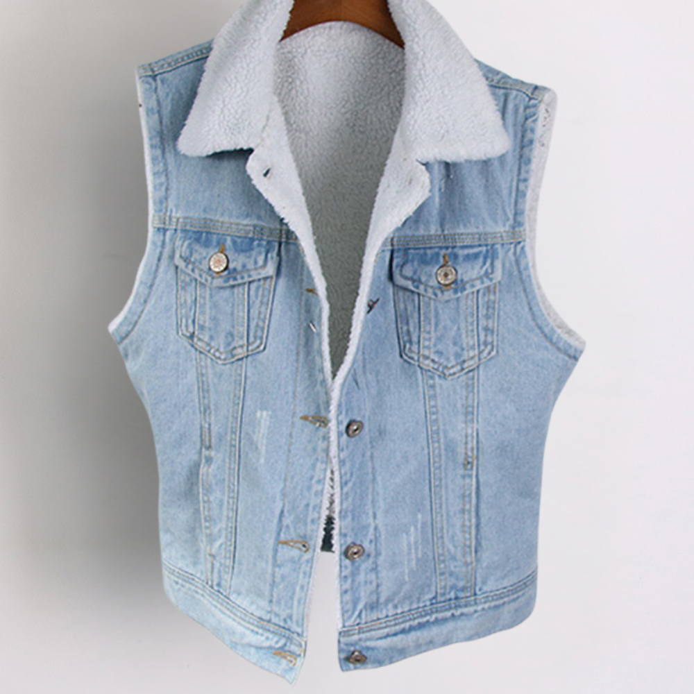 CLAIRE - Trendy Denim Vest voor Dames