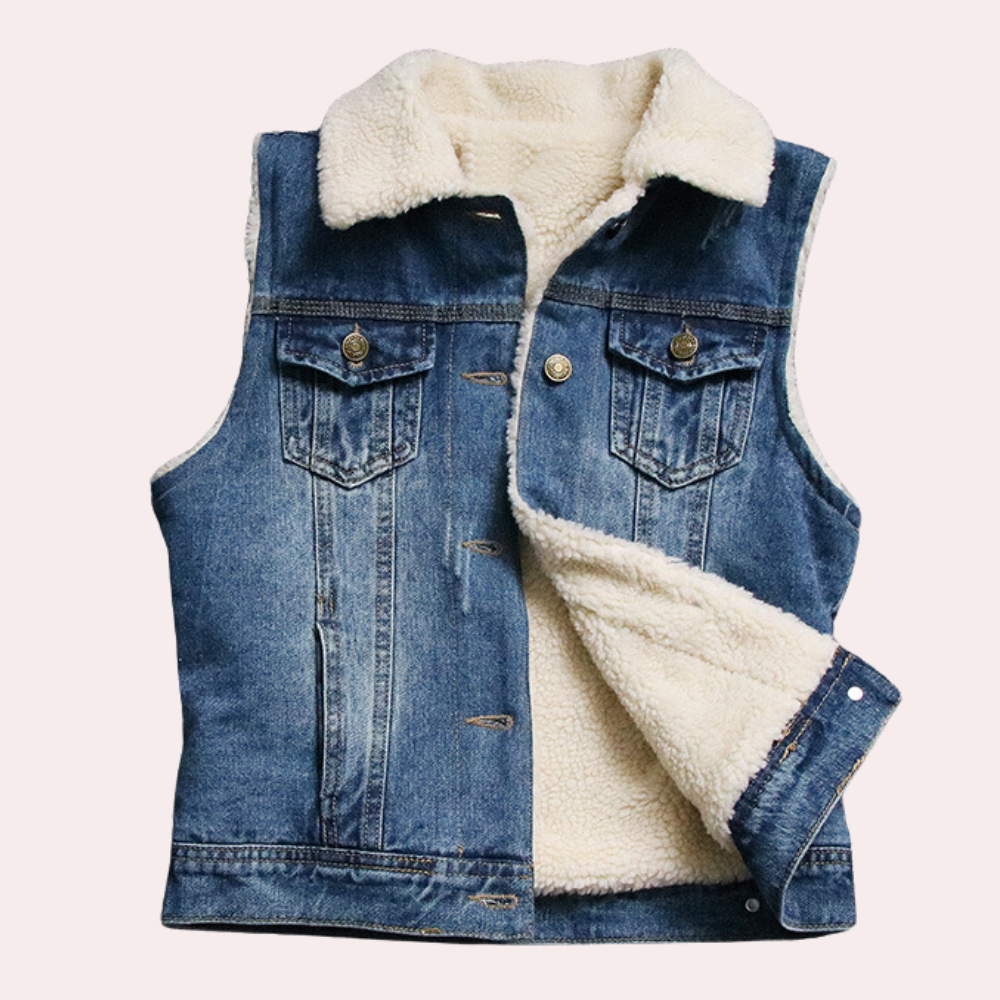 CLAIRE - Trendy Denim Vest voor Dames